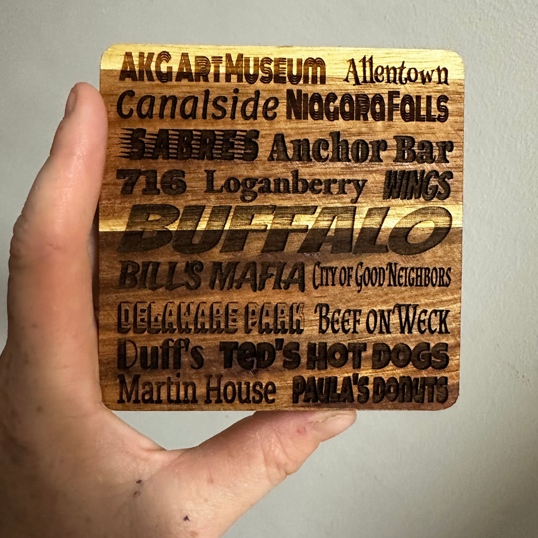 Coaster BUFFALO Words