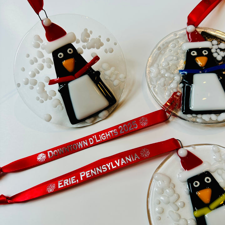 Downtown D'Lights 2025 Penguin Ornament