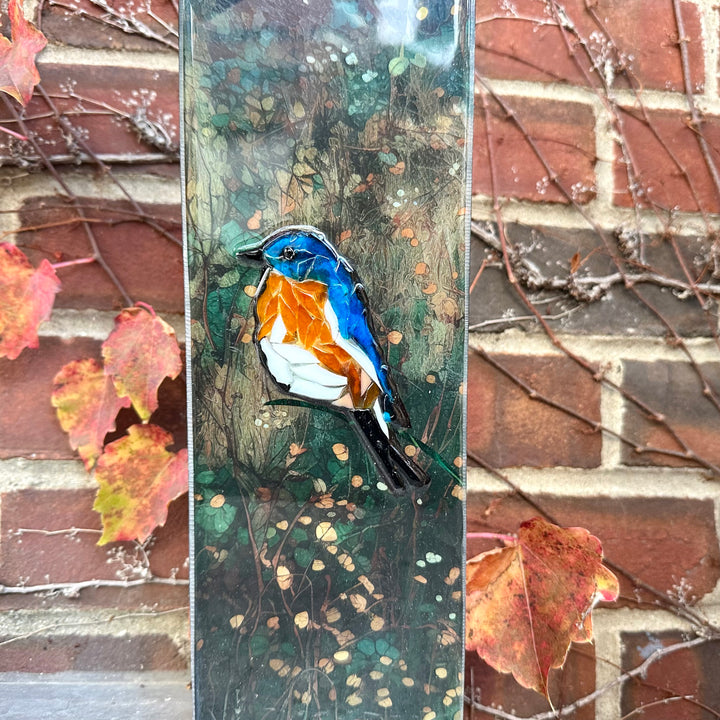 Blue Bird Totem Mosaic