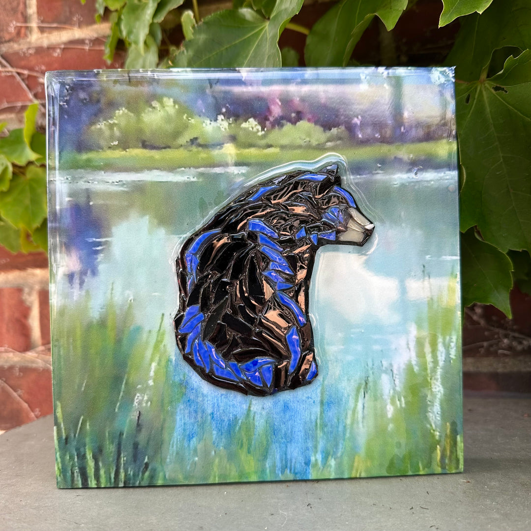 Black Bear + Lake Mosaic