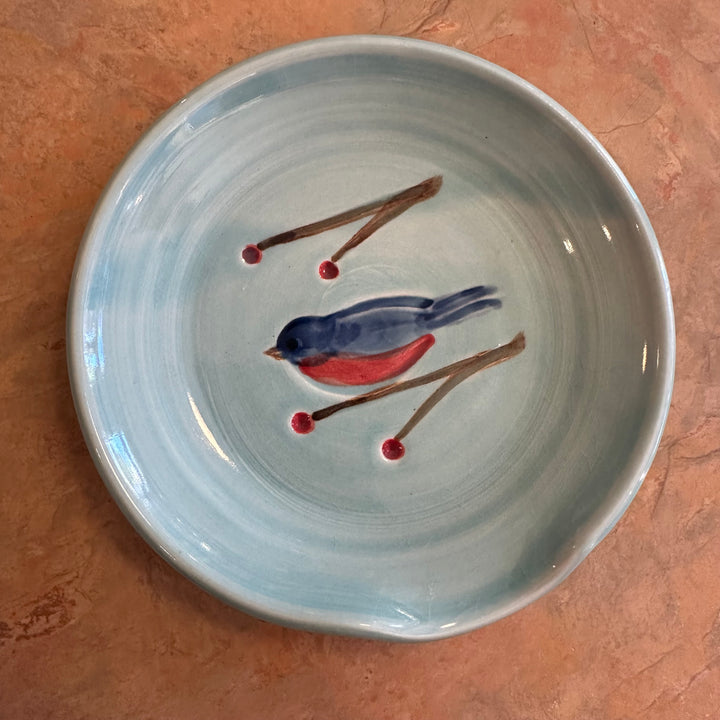 Bird Spoon Rest Light Turquoise