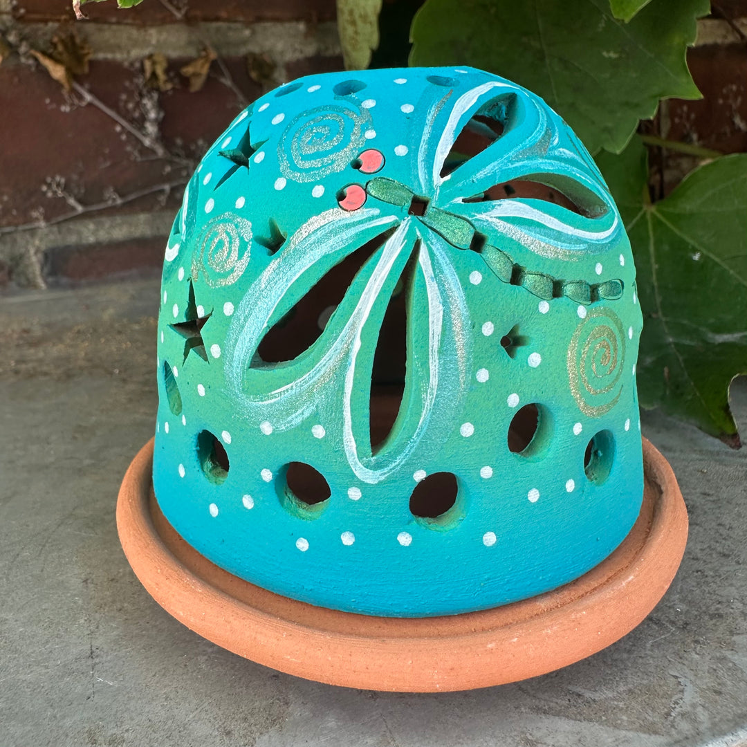 Green Dragonfly Luminary