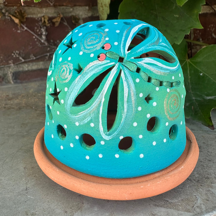 Green Dragonfly Luminary