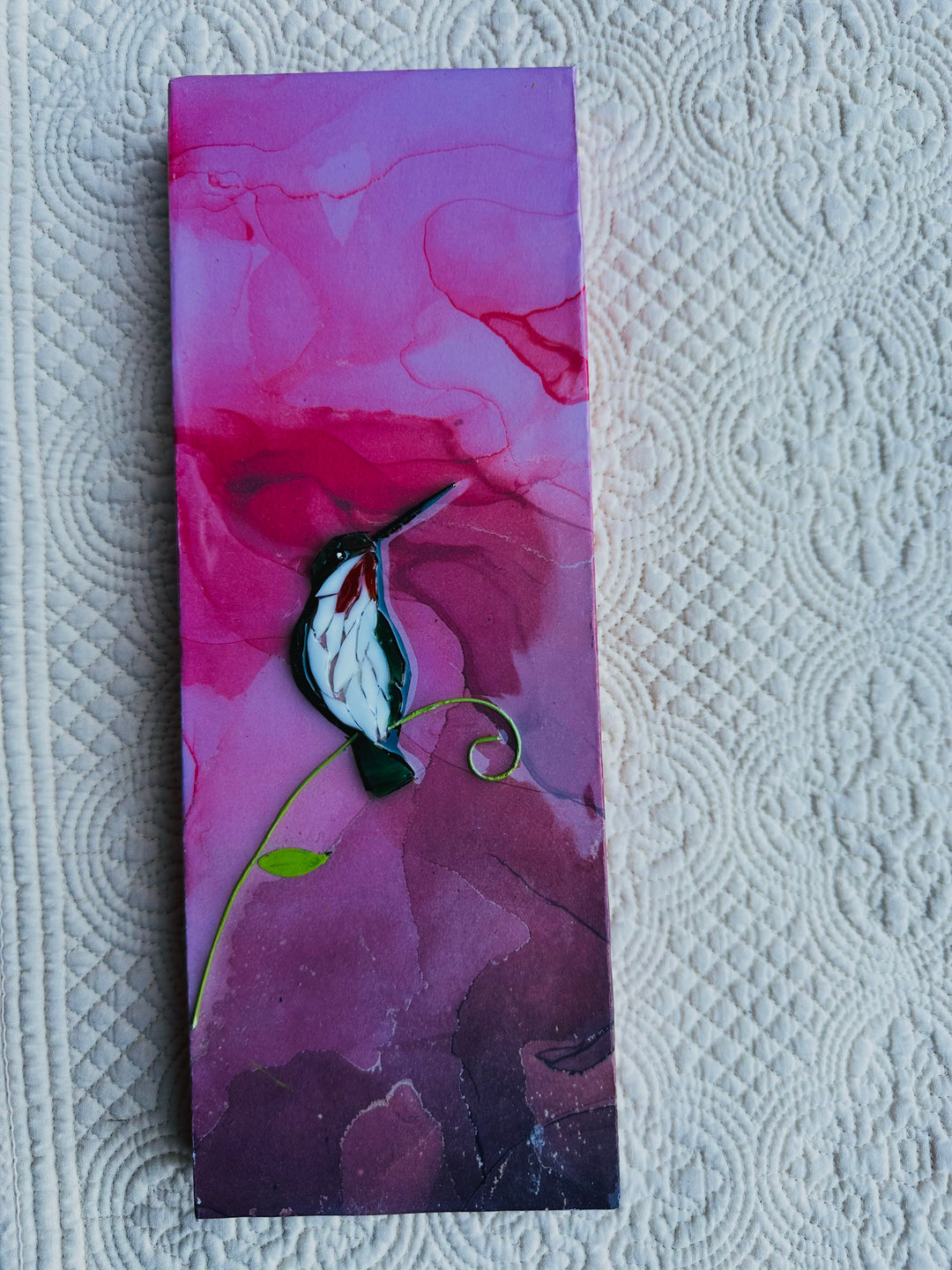 Hummingbird Mosaic Pink