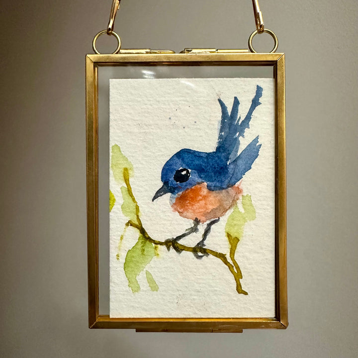 Mini Blue Bird of Happiness