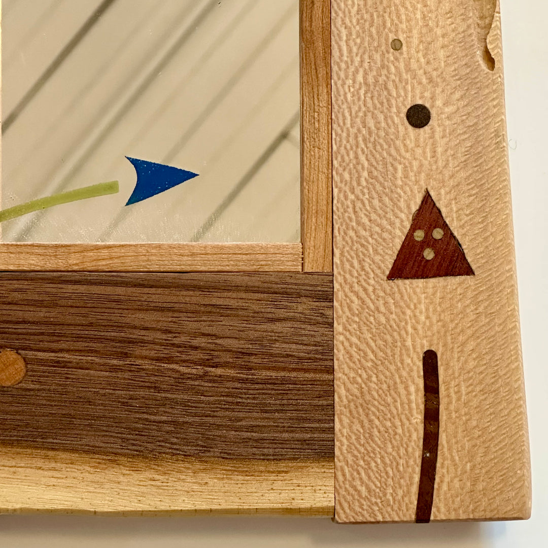 Wooden Mini Rocket & Heart