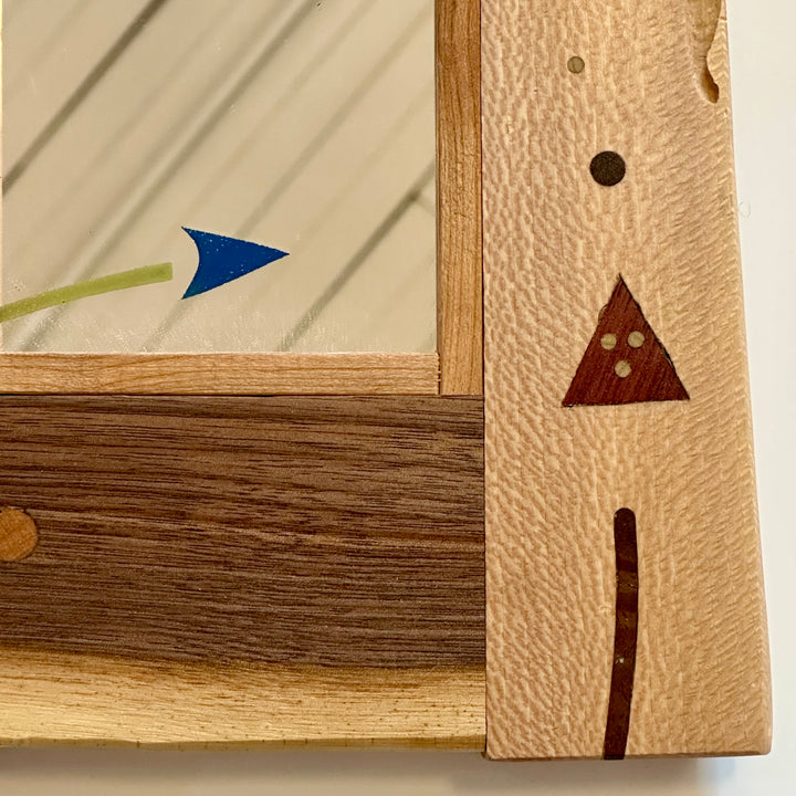 Wooden Mini Rocket & Heart