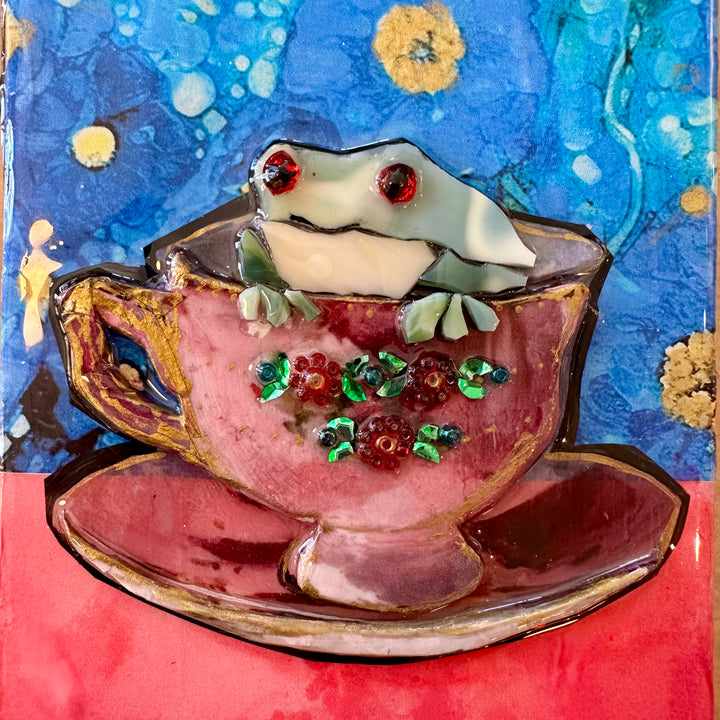 Teacup + Frog Mosaic