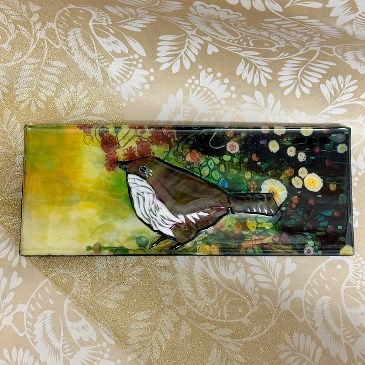 Wren on Yellow Mosaic