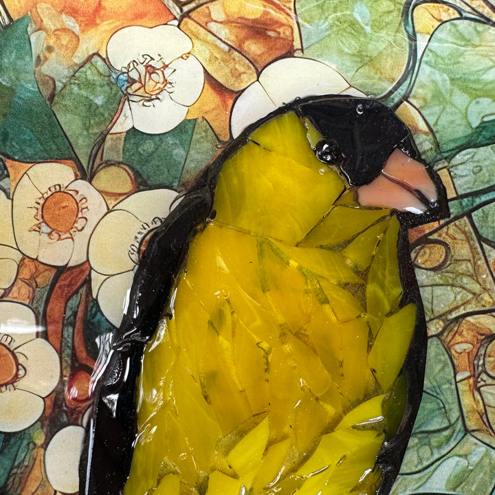 Goldfinch Totem Mosaic