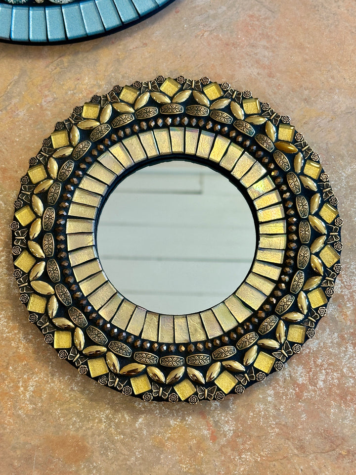 Versailles Round Mosaic Mirror