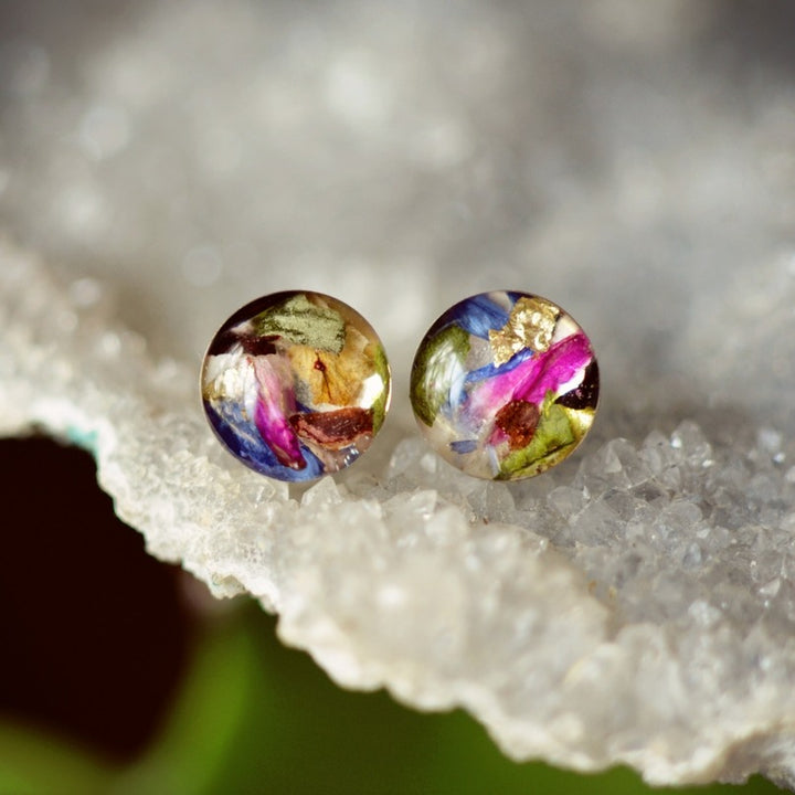 The Flower Petal + Confetti Earrings