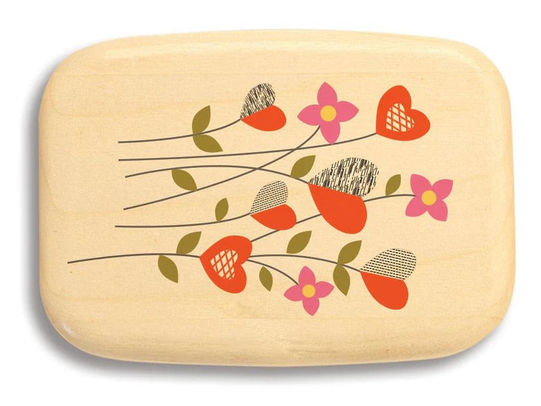3" Medium Wide Aspen Flower Hearts