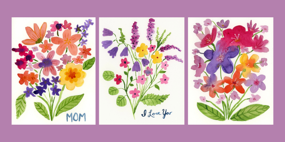 Floral Watercolor Workshop: Sunday, June 4: 2-4 PM