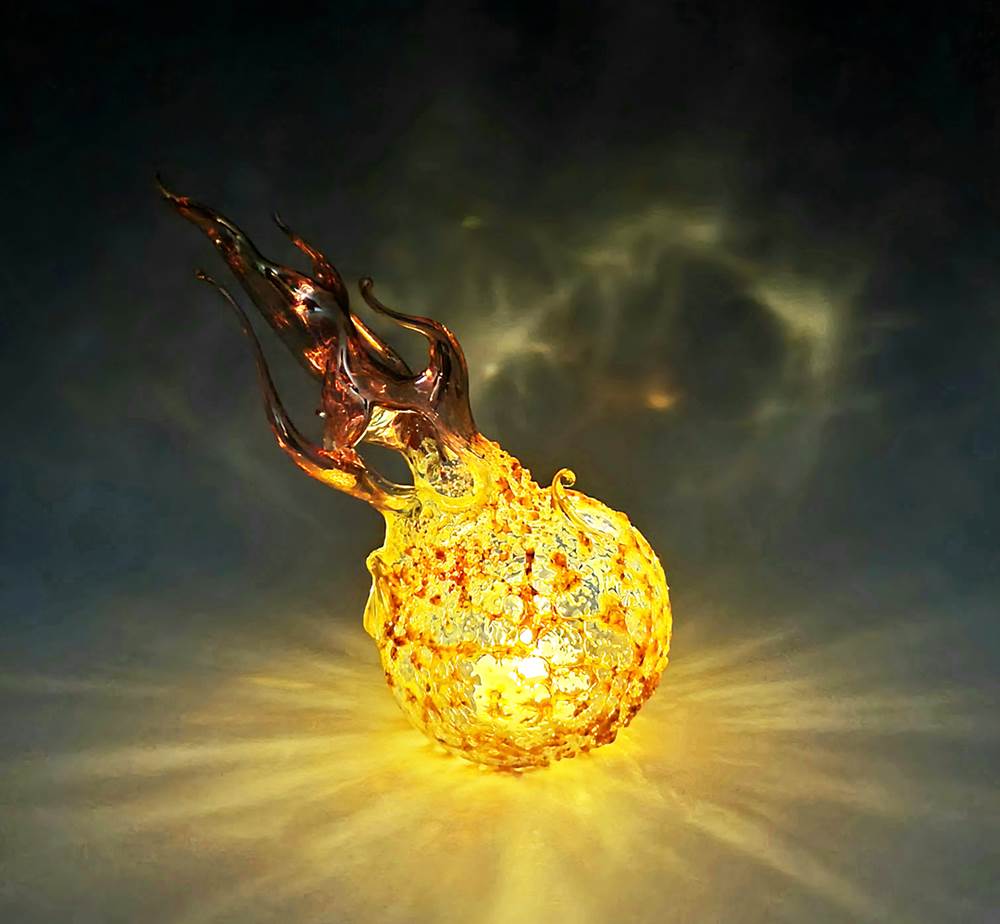 Fireball Votive Golden Sun
