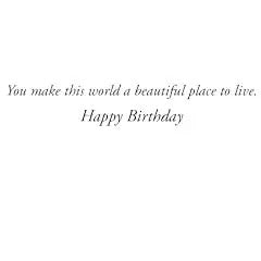 Birthday Card - Beautiful Place