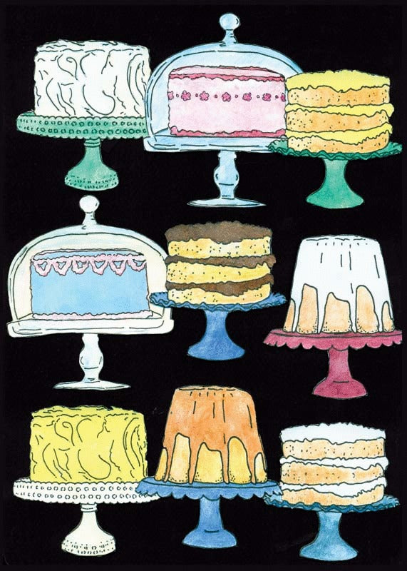 Birthday Card - Cake Walk
