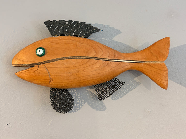 Fish Wall Hanging - Oak