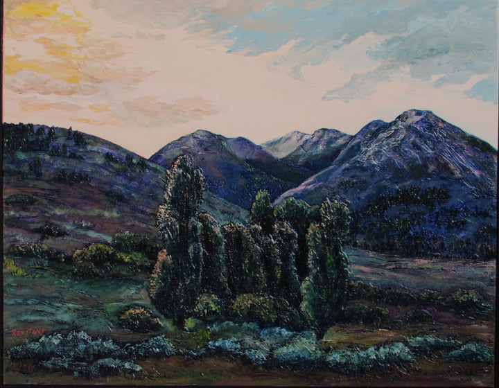 Idyllic Landscape With Troubled Sky