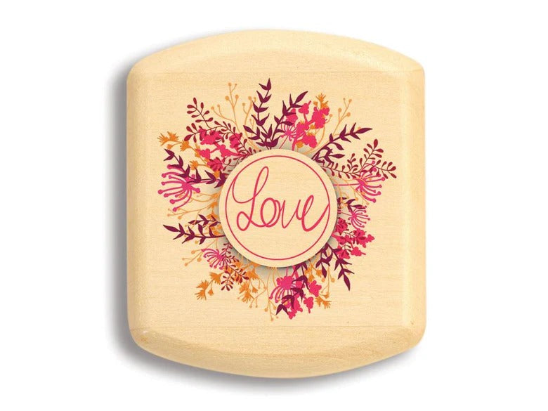 2" Flat Wide Aspen Love Flowers
