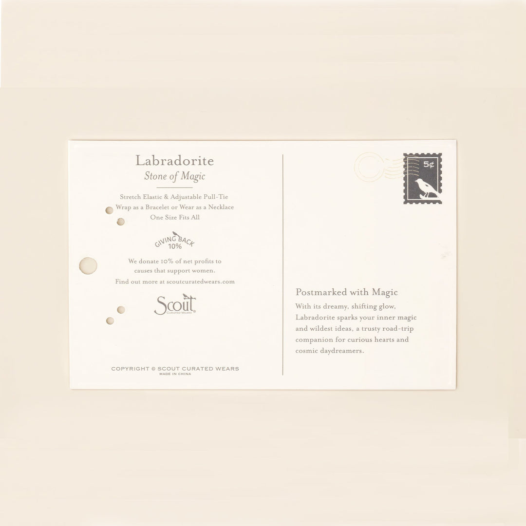 Mixed Media Wrap Magic - Labradorite + Gold