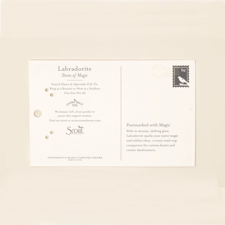 Mixed Media Wrap Magic - Labradorite + Gold