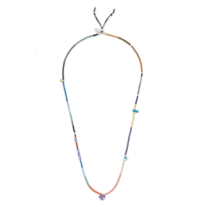 Mixed Media Wrap Protection - Amethyst, Gold + Silver