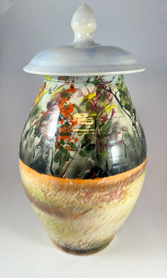 Mountain Meadow Lidded Jar