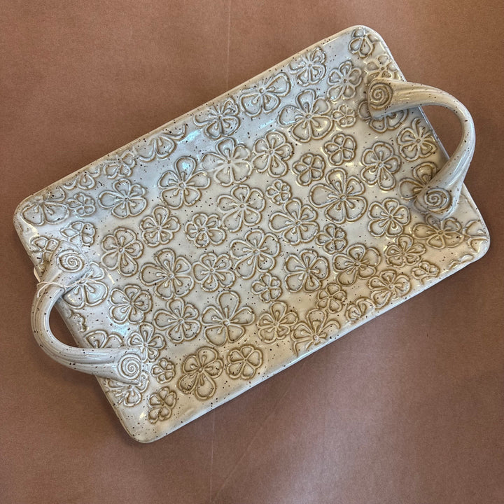 Rectangle Tray Large Pansy