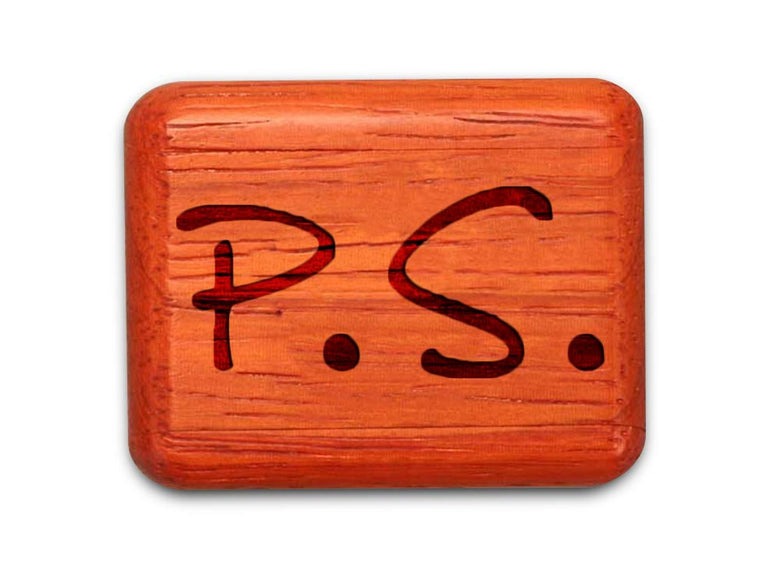 2" Secret Box Padauk P.S. I Love You