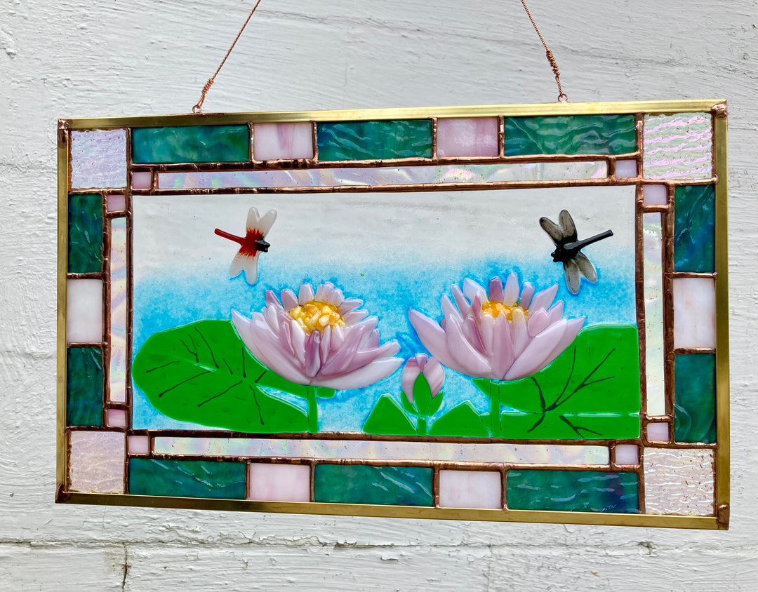 Waterlily + Dragonfly