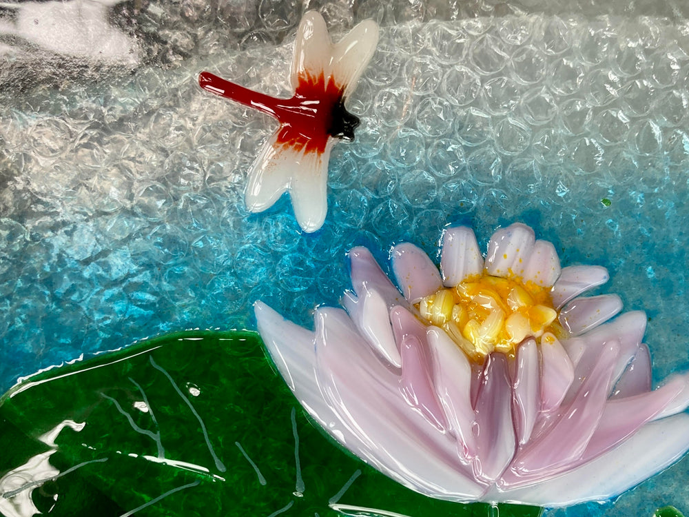 Waterlily + Dragonfly