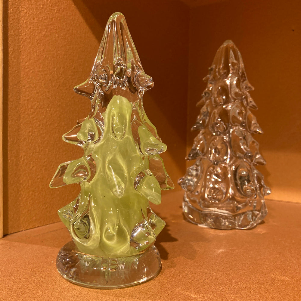 Lime Green Glass Tree