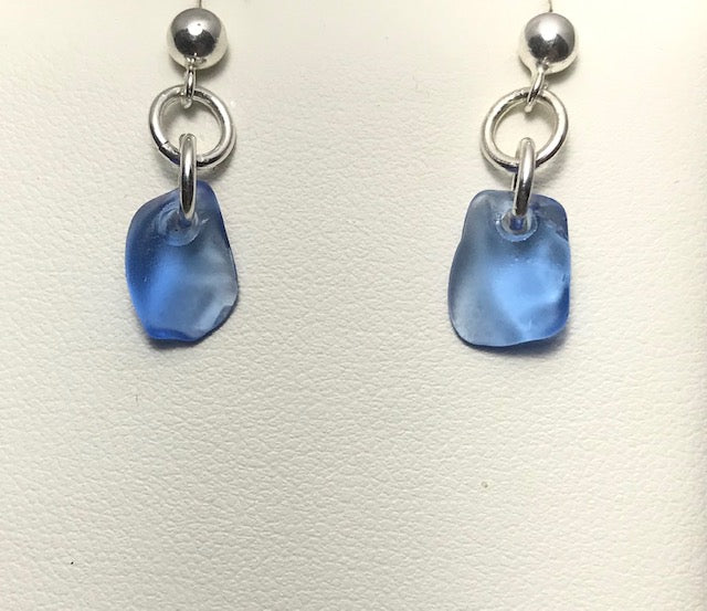 Cornflower Blue Post Earrings