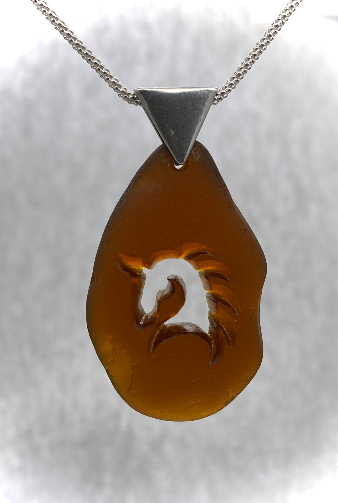 Brown Horse Head Necklace