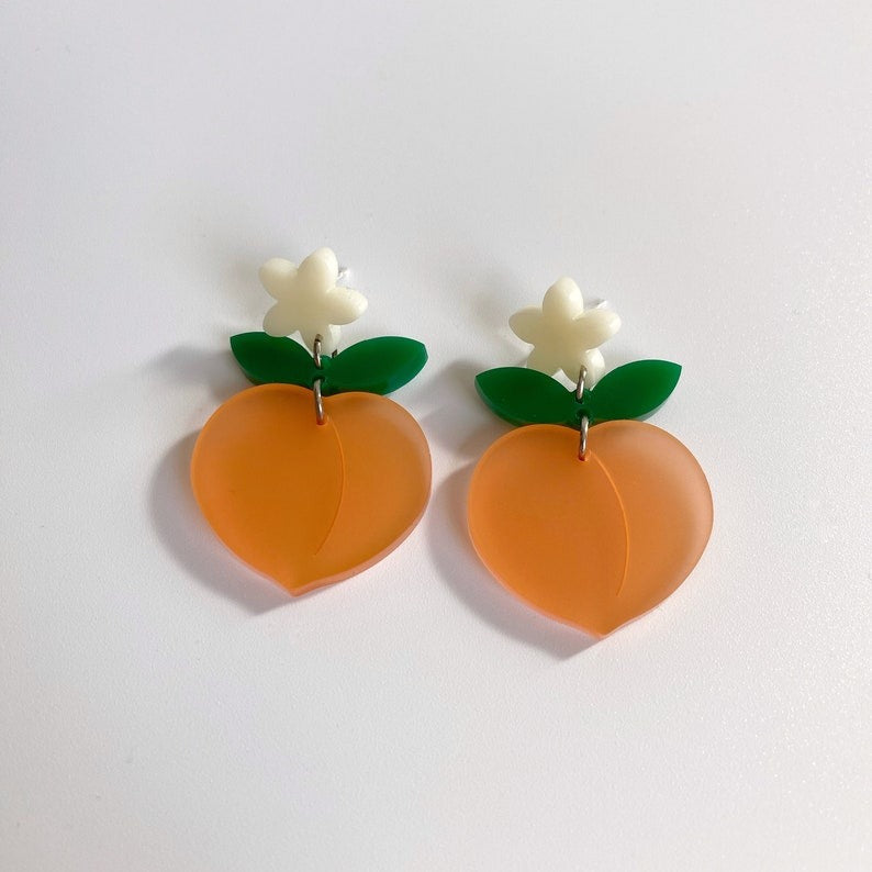 Peach Earrings