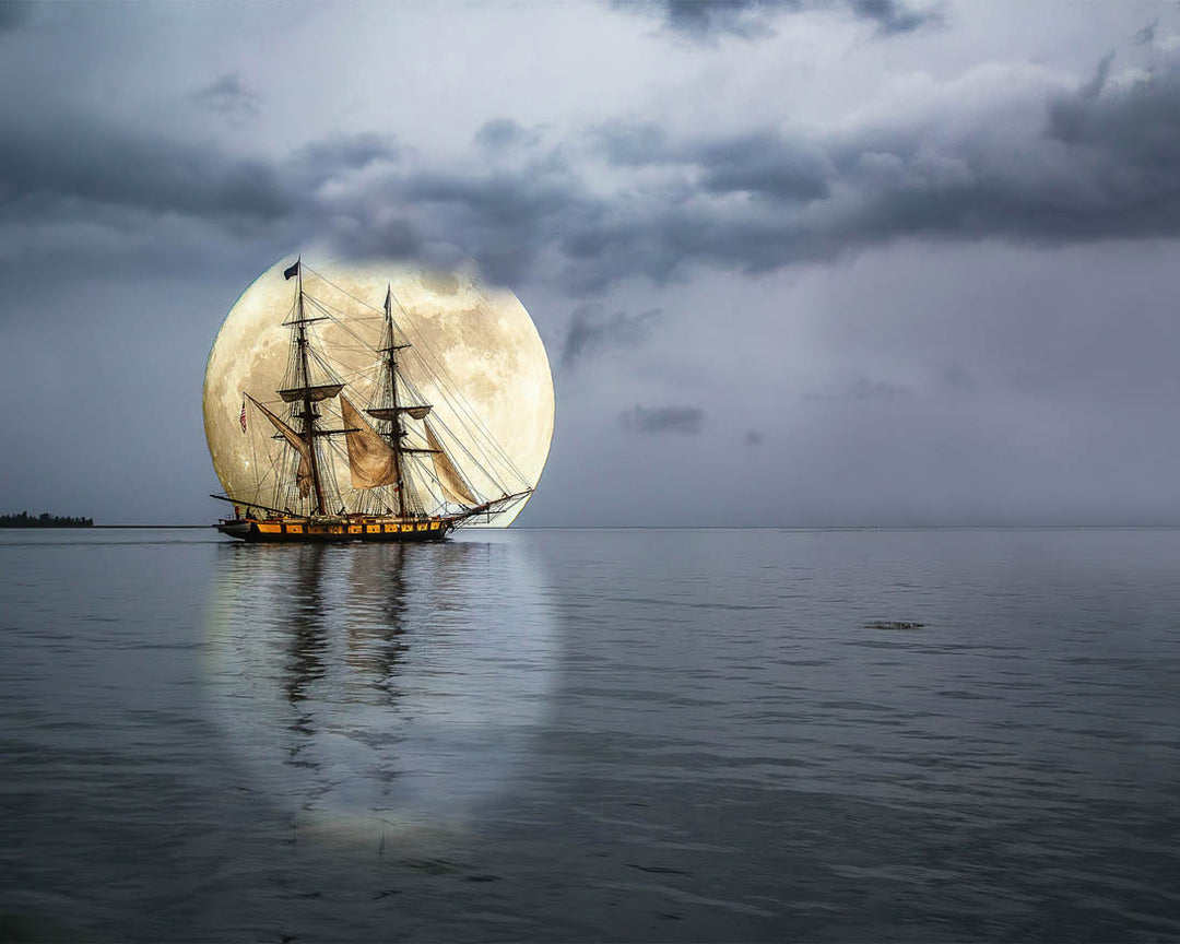 Moonlight Sail of the Brig Niagara