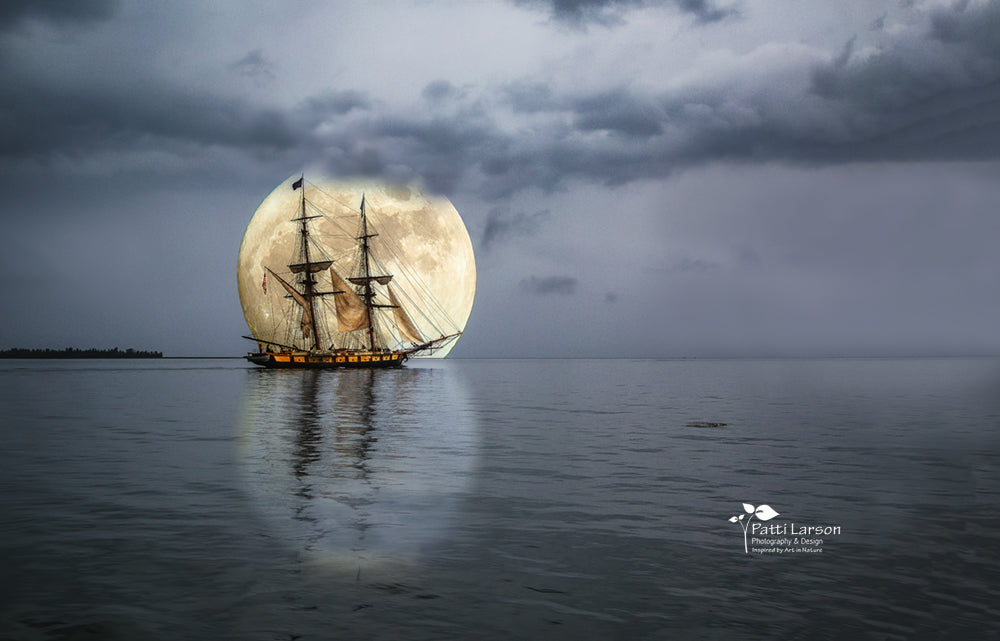 Moonlight Sail of the Brig Niagara