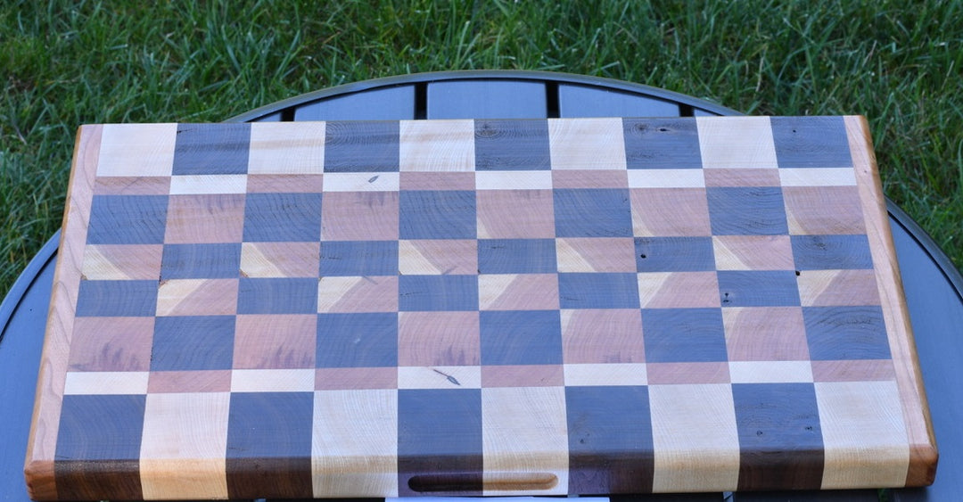 Cherry, Maple & Walnut Cutting Board