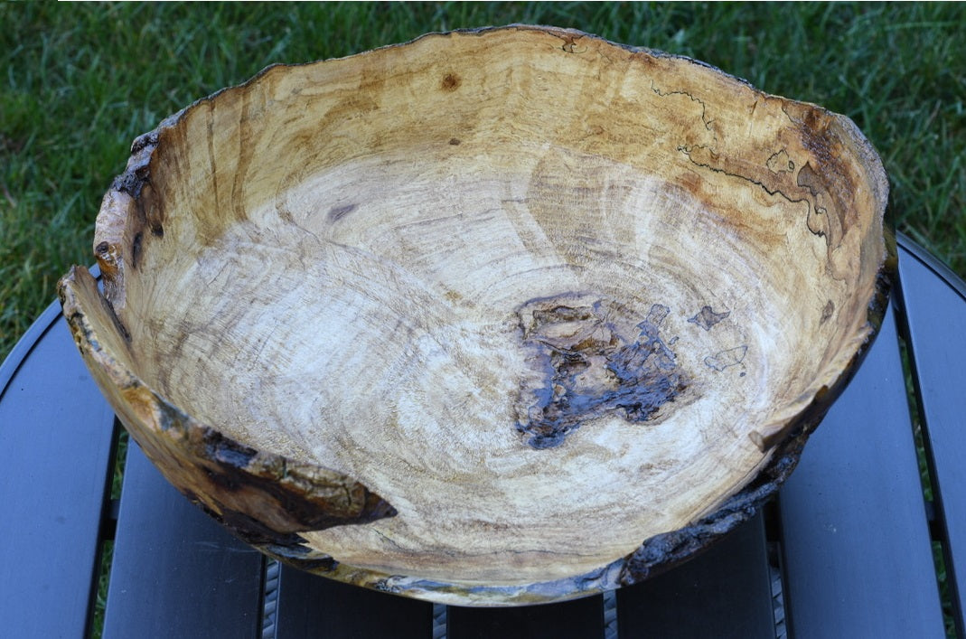 Maple Burl Live Edge Bowl