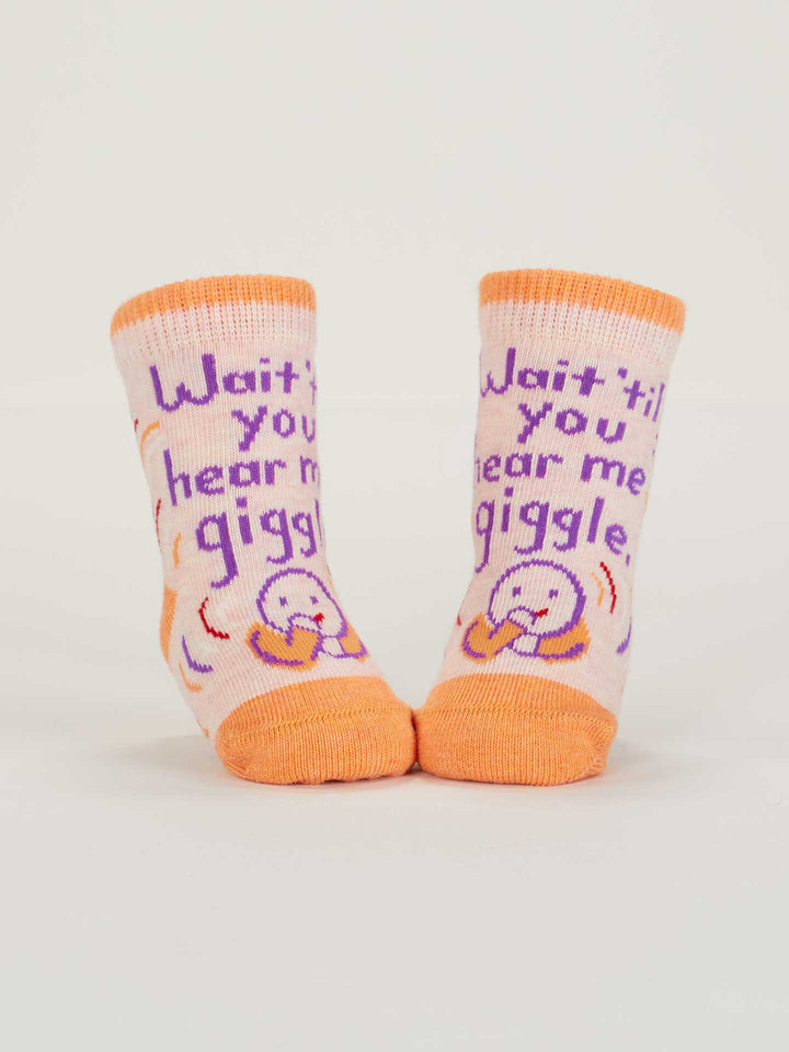 Hear Me Giggle/Sleep Baby Socks
