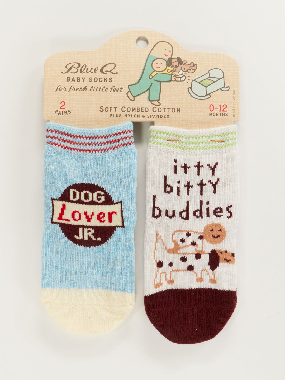 Dog Lover/ Buddies Baby Socks