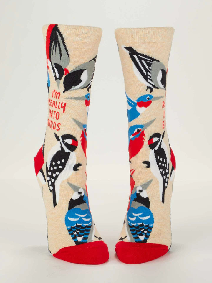Really Into Birds Crew Socks