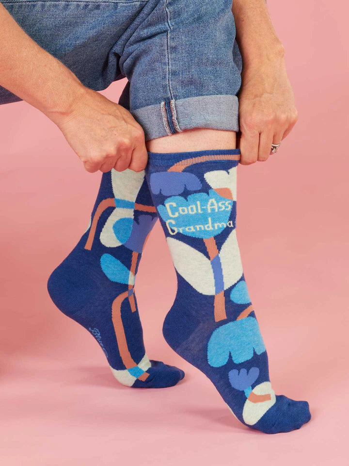 Cool-A** Grandma Crew Socks