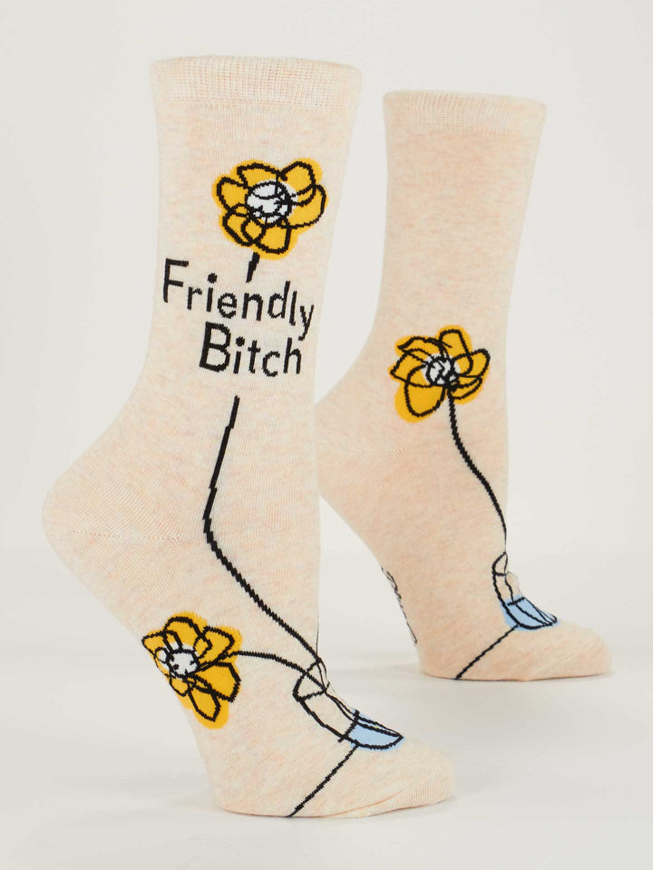 Friendly B*tch Crew Socks