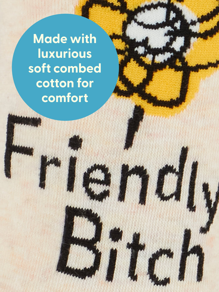 Friendly B*tch Crew Socks