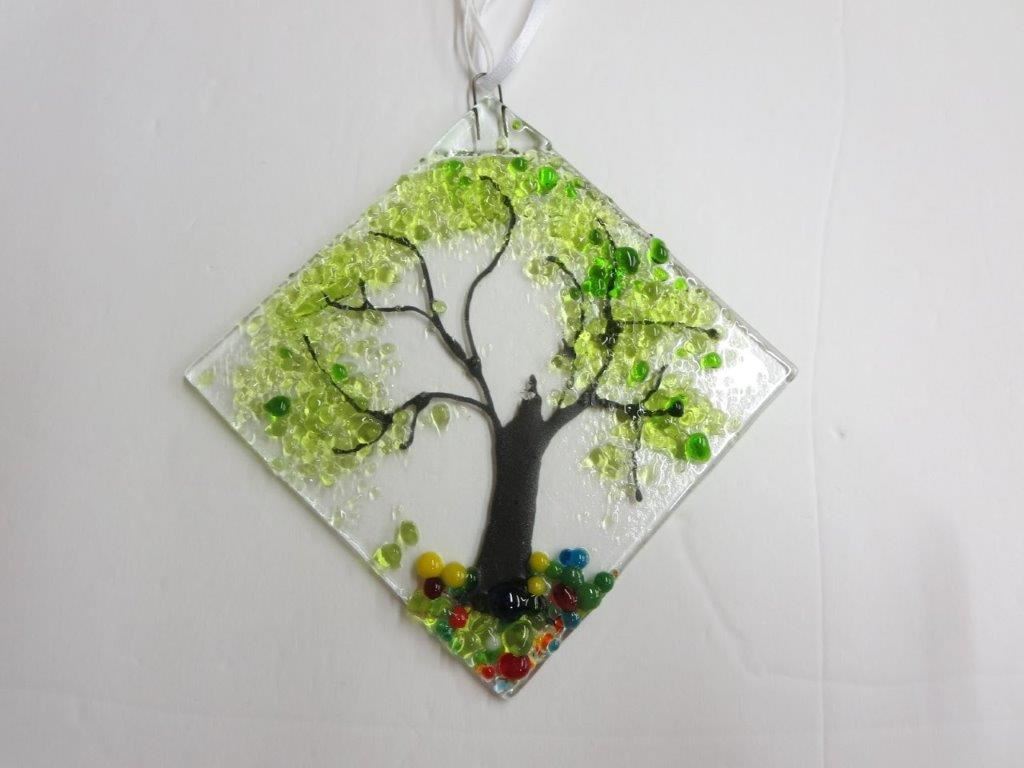 Suncatcher - Tree + Yellow Leaves