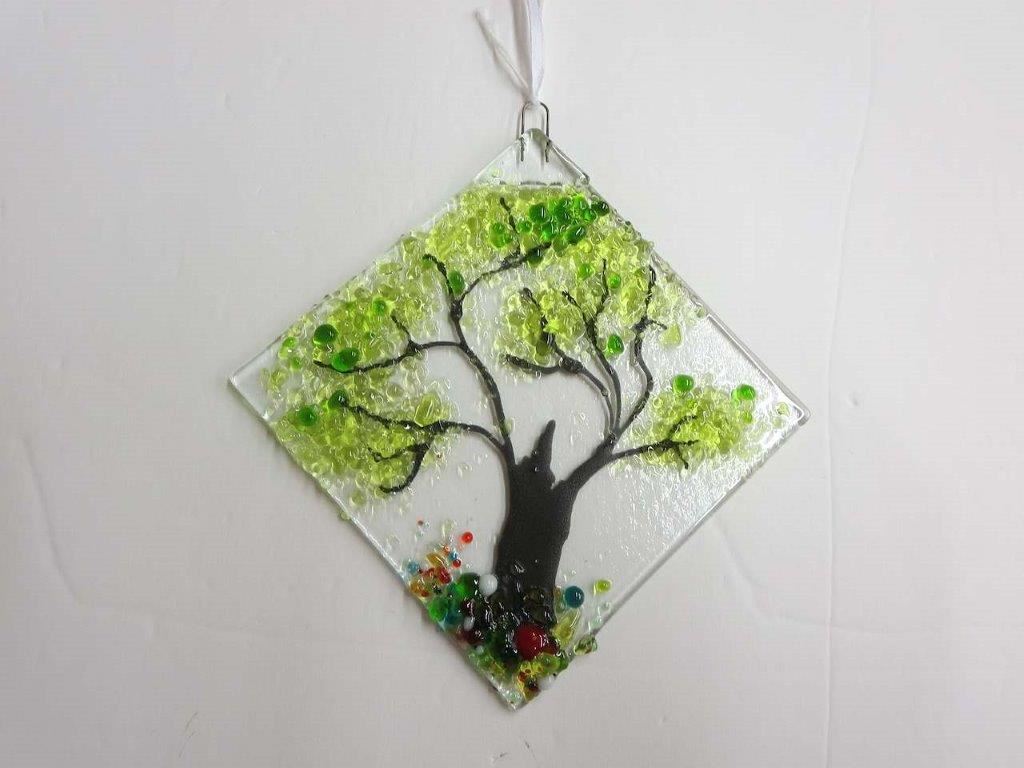 Suncatcher - Tree + Yellow Leaves