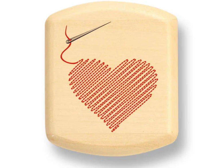 2" Flat Wide Box Aspen Stitch Love