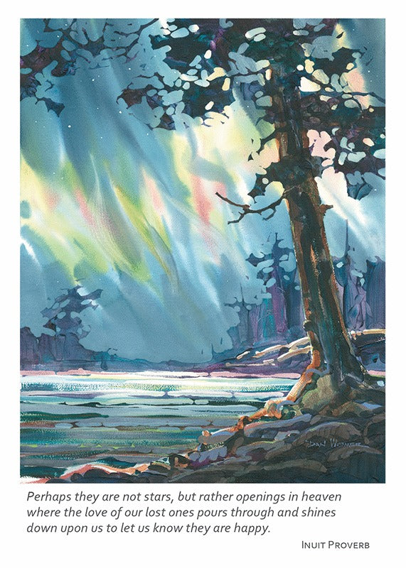 Sympathy Card - Night Lights